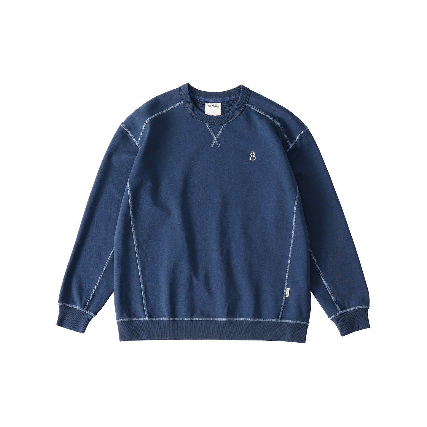 Chichaqu Topstitch crewneck sweatshirt