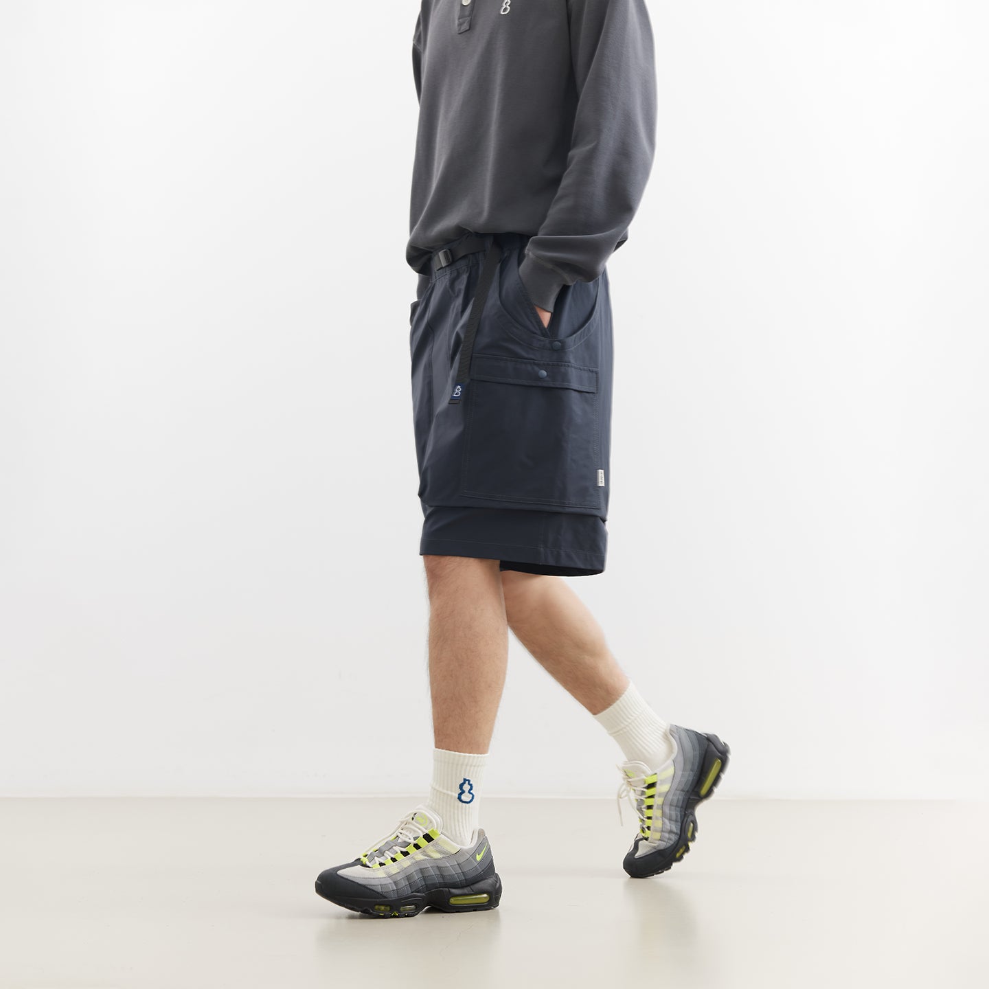 Chichaqu Quick-dry buckle shorts