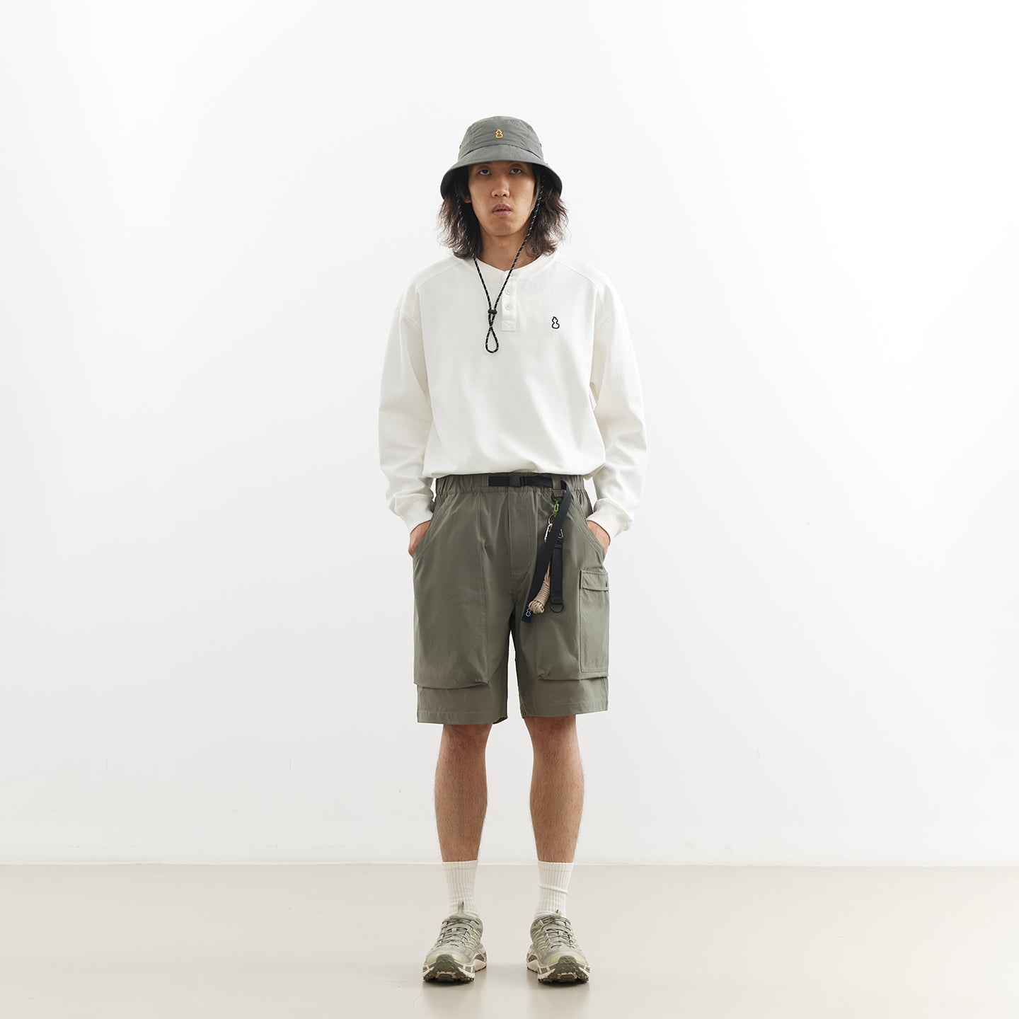 Chichaqu Quick-dry buckle shorts