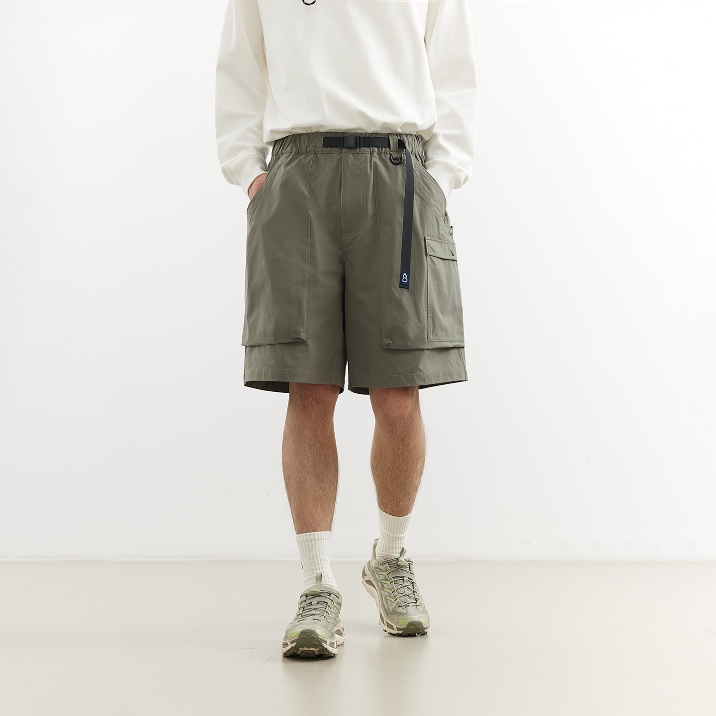 Chichaqu Quick-dry buckle shorts
