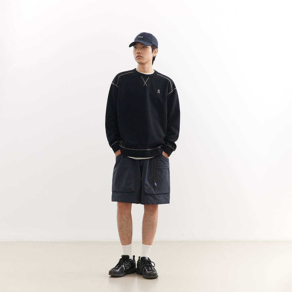 Chichaqu Topstitch crewneck sweatshirt