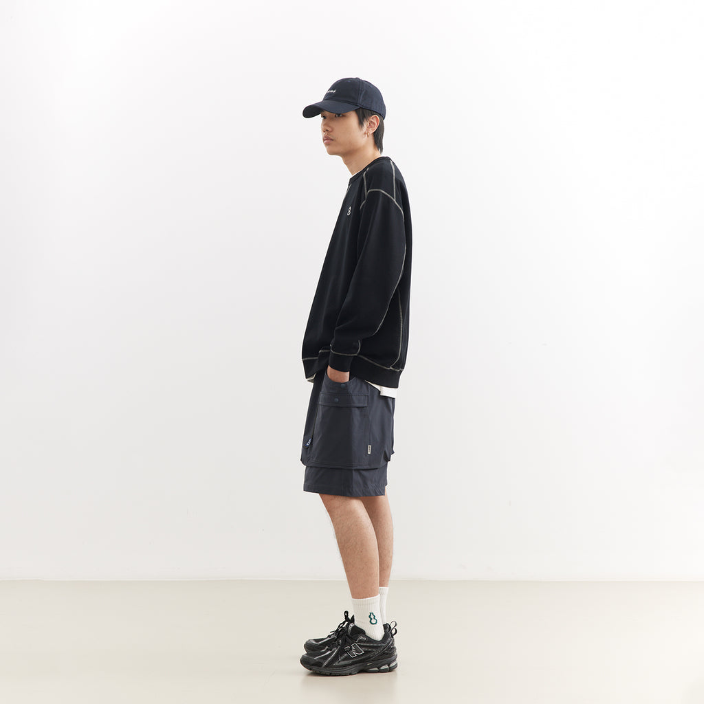 Chichaqu Topstitch crewneck sweatshirt