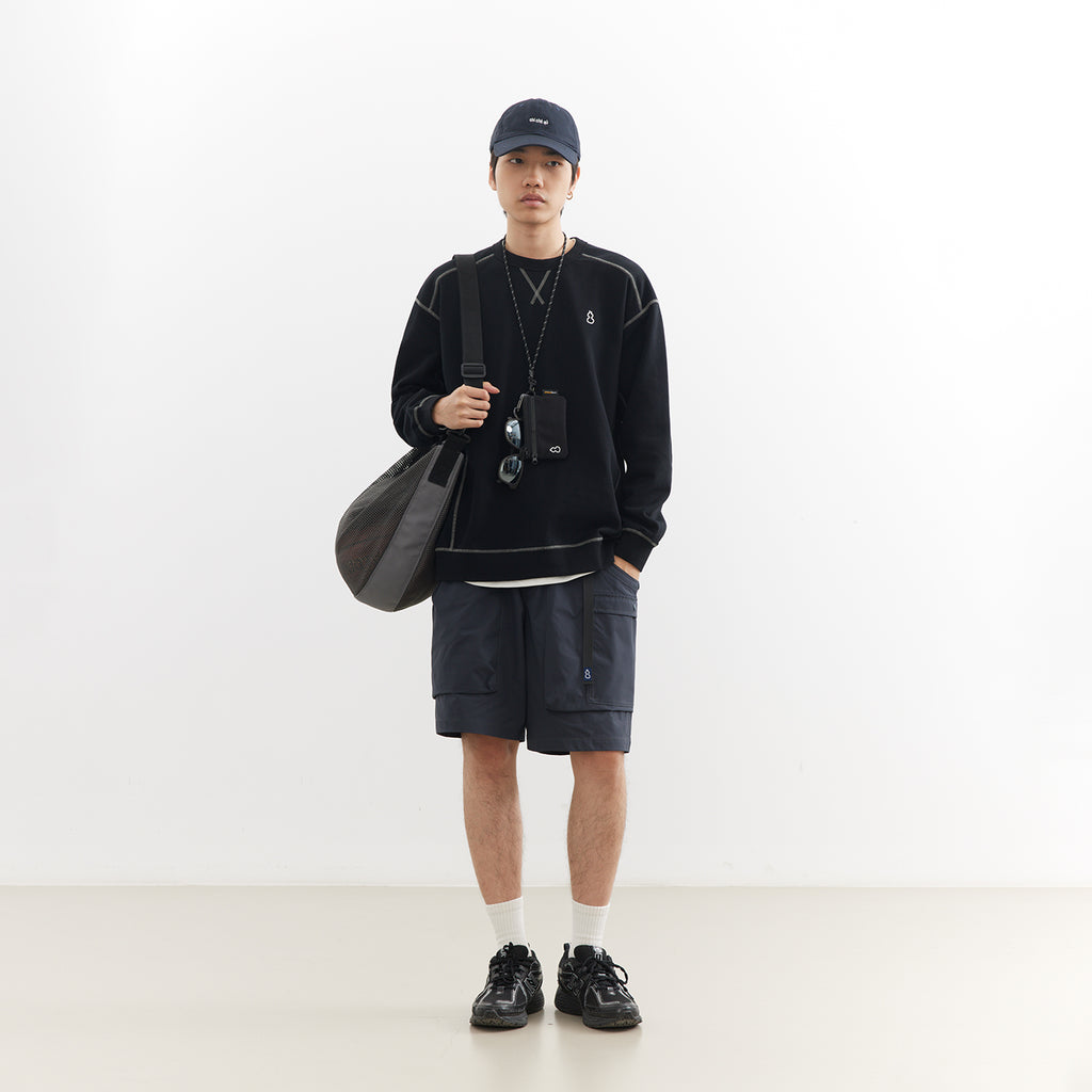 Chichaqu Topstitch crewneck sweatshirt