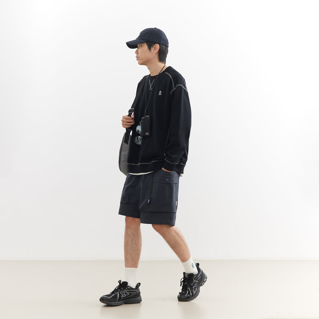 Chichaqu Topstitch crewneck sweatshirt