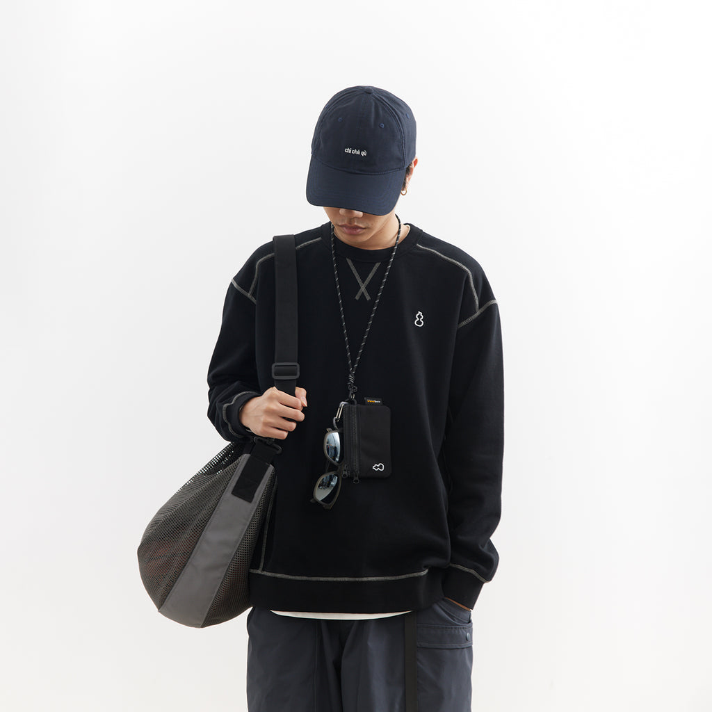 Chichaqu Topstitch crewneck sweatshirt