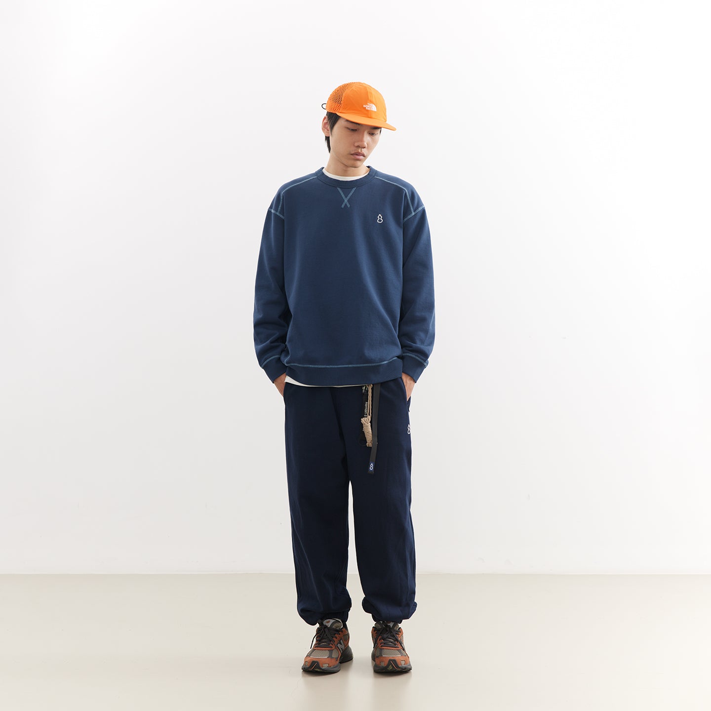 Chichaqu Topstitch crewneck sweatshirt