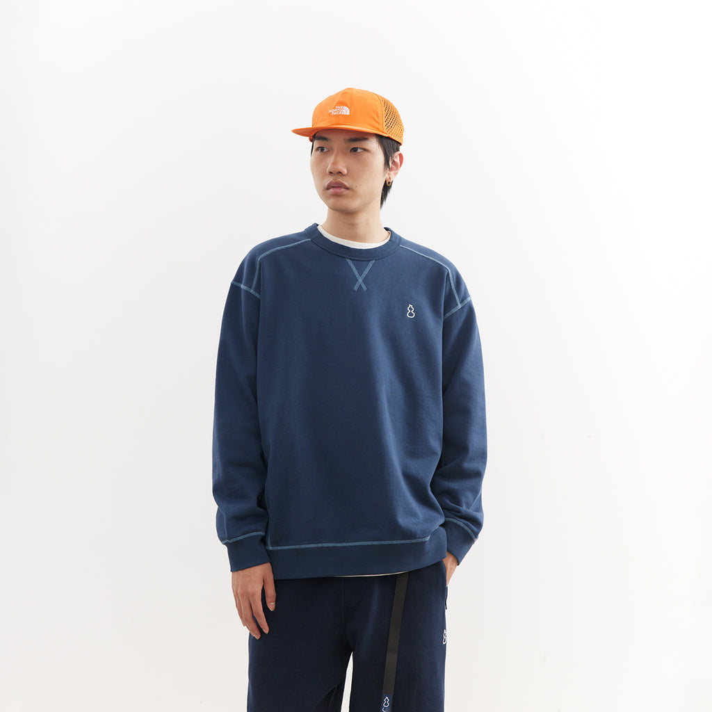 Chichaqu Topstitch crewneck sweatshirt