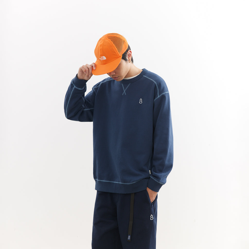 Chichaqu Topstitch crewneck sweatshirt