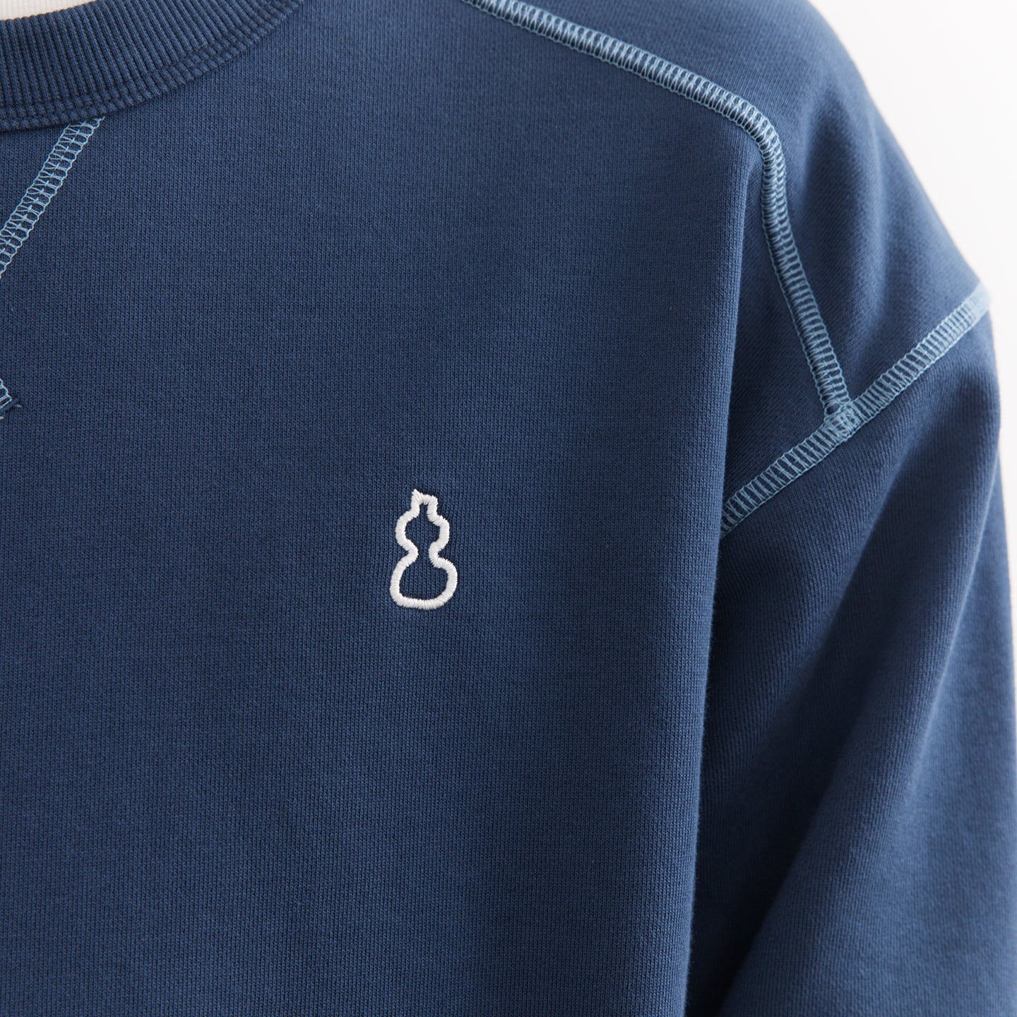 Chichaqu Topstitch crewneck sweatshirt