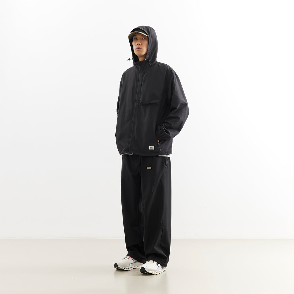 Chichaqu Hooded Water-Resistant Zip Jacket