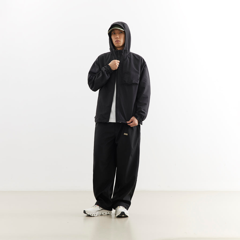 Chichaqu Hooded Water-Resistant Zip Jacket