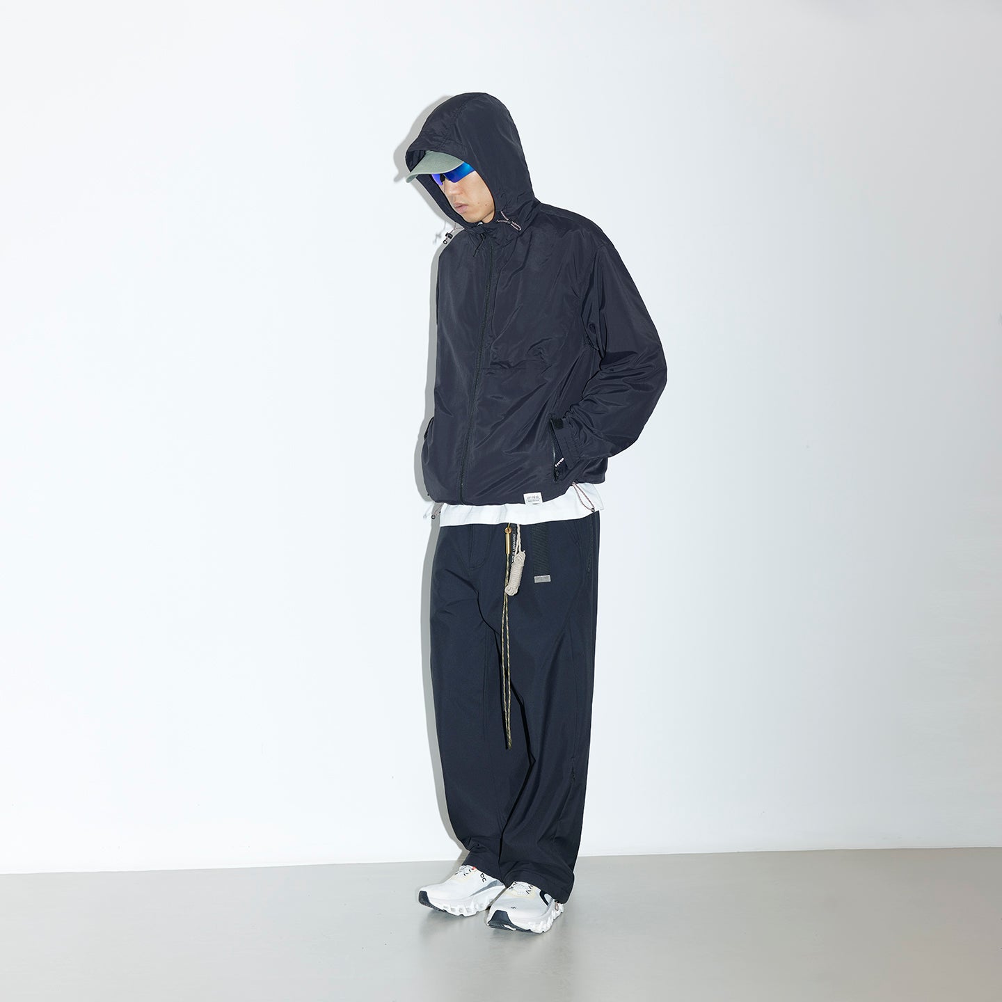 Chichaqu Hooded Water-Resistant Zip Jacket