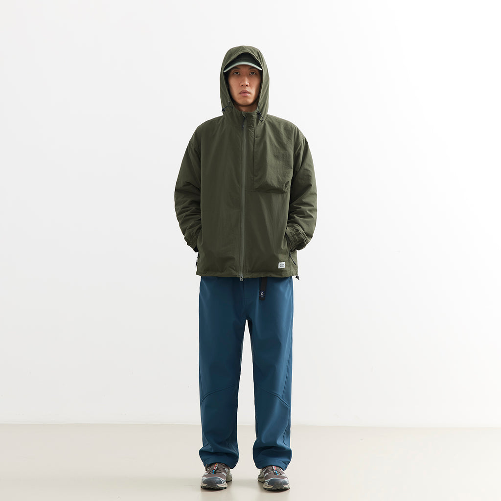 Chichaqu Hooded Water-Resistant Zip Jacket