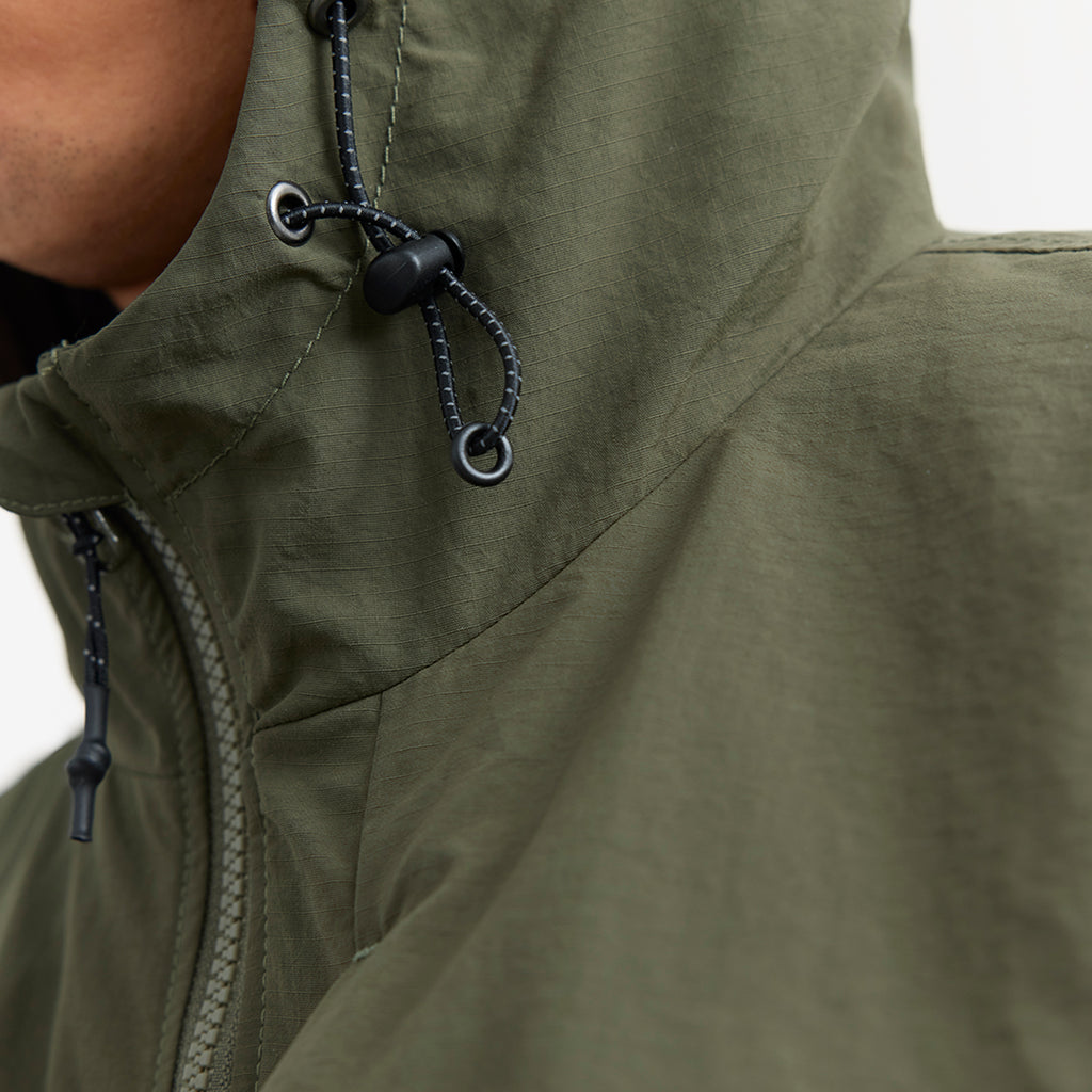 Chichaqu Hooded Water-Resistant Zip Jacket