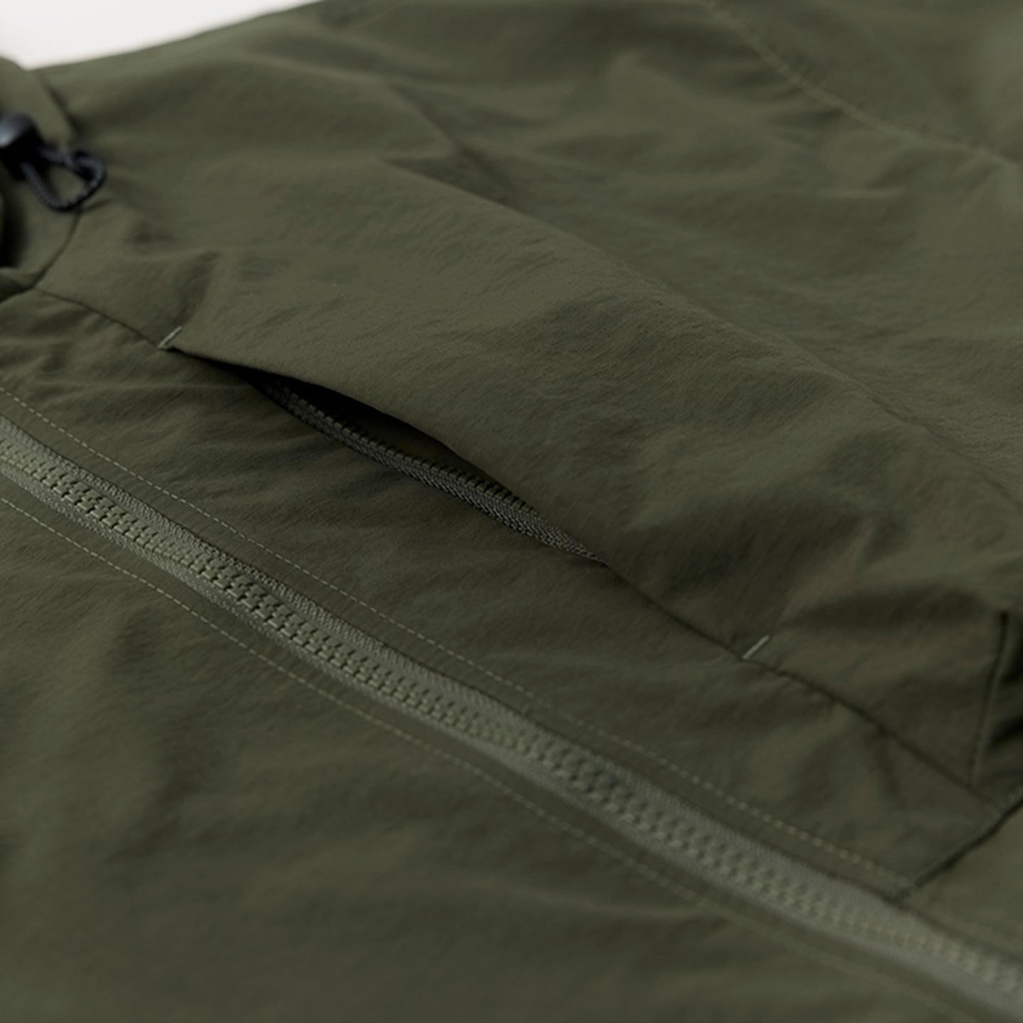 Chichaqu Hooded Water-Resistant Zip Jacket