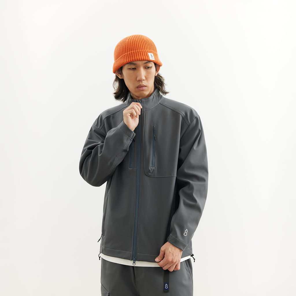 Chichaqu Softshell stand-collar jacket