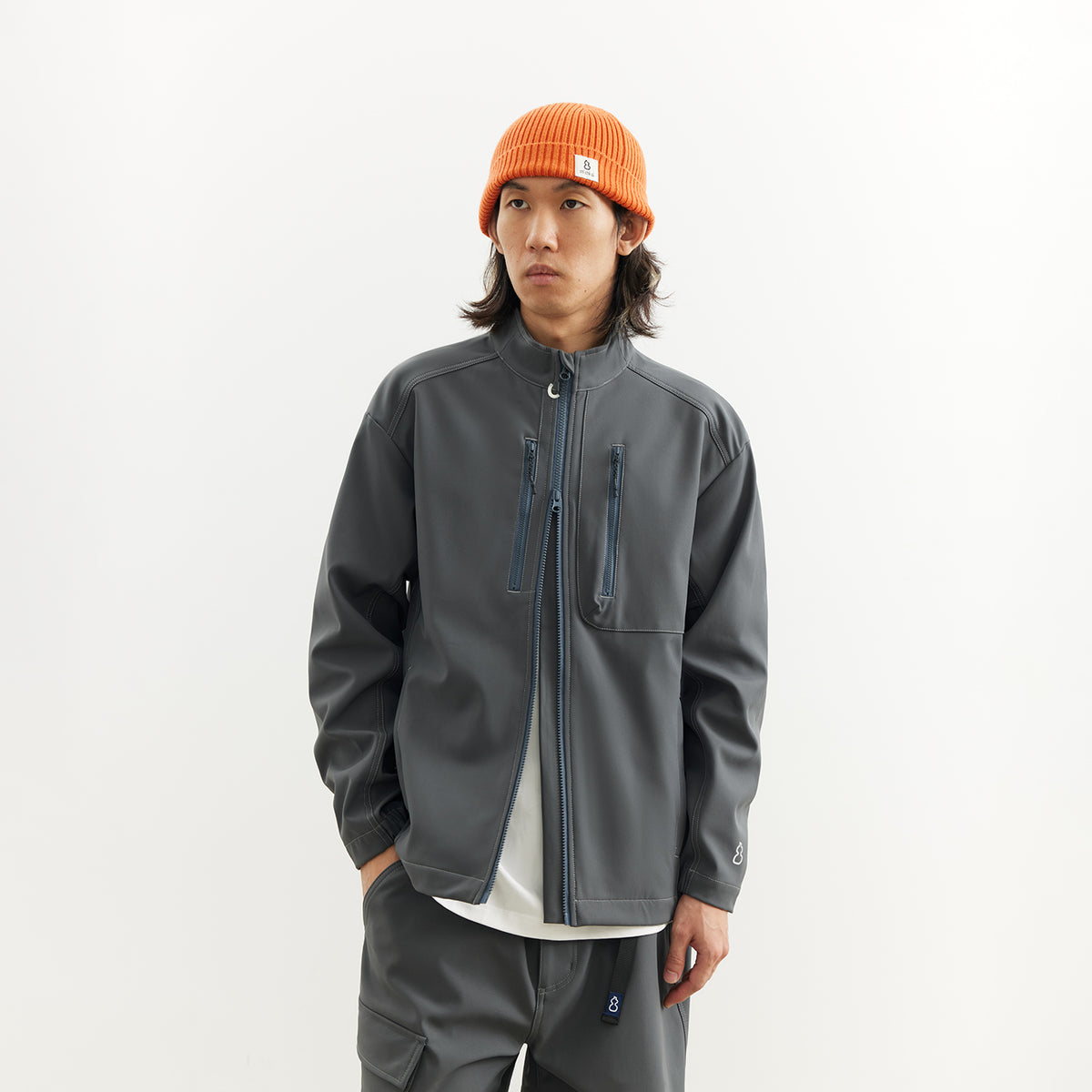 Chichaqu Softshell stand-collar jacket