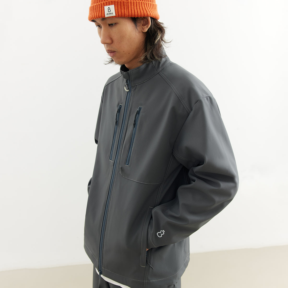 Chichaqu Softshell stand-collar jacket