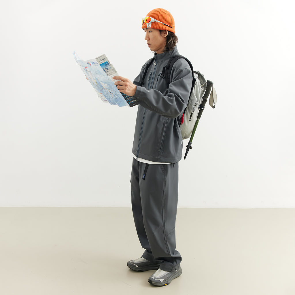 Chichaqu Softshell stand-collar jacket
