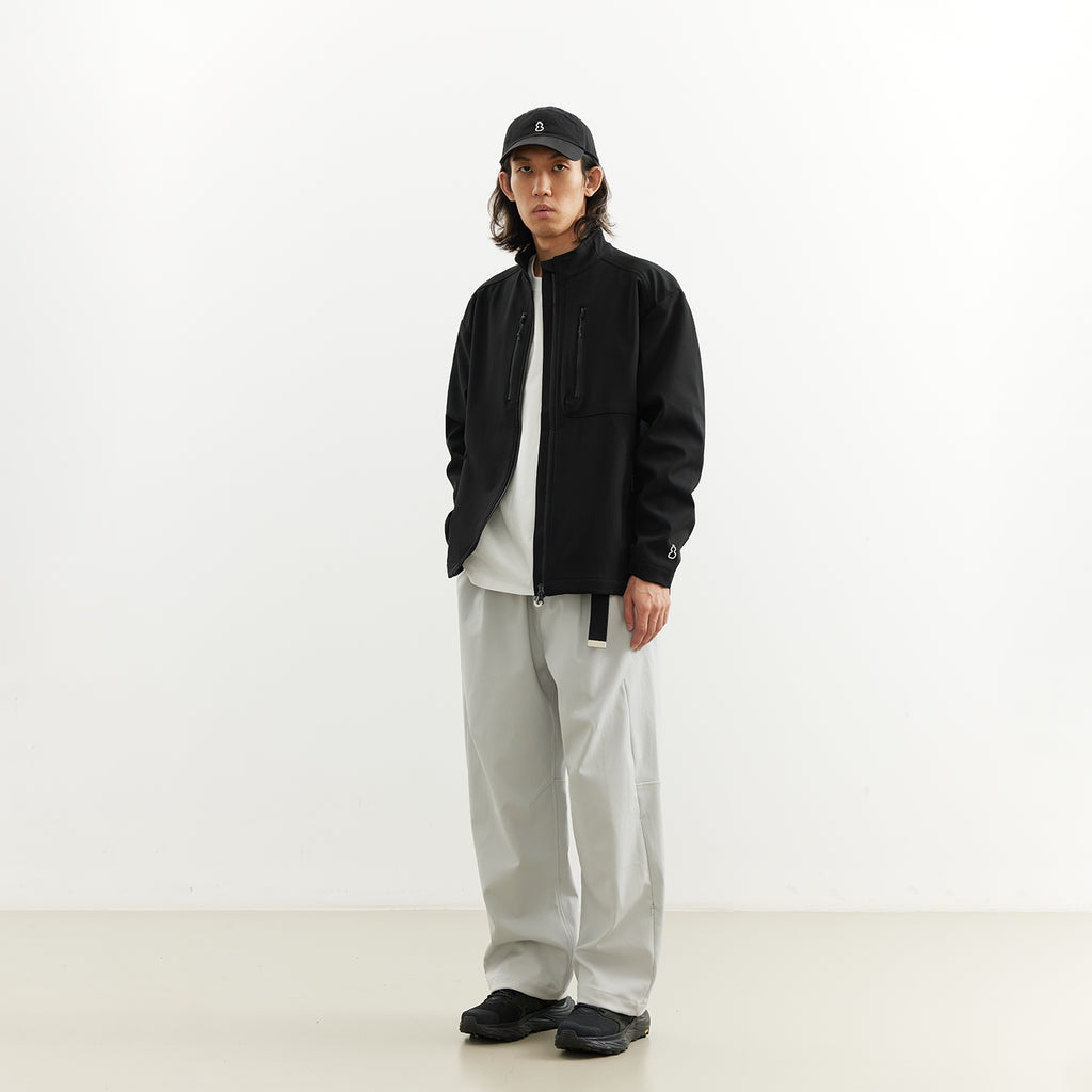Chichaqu Softshell stand-collar jacket
