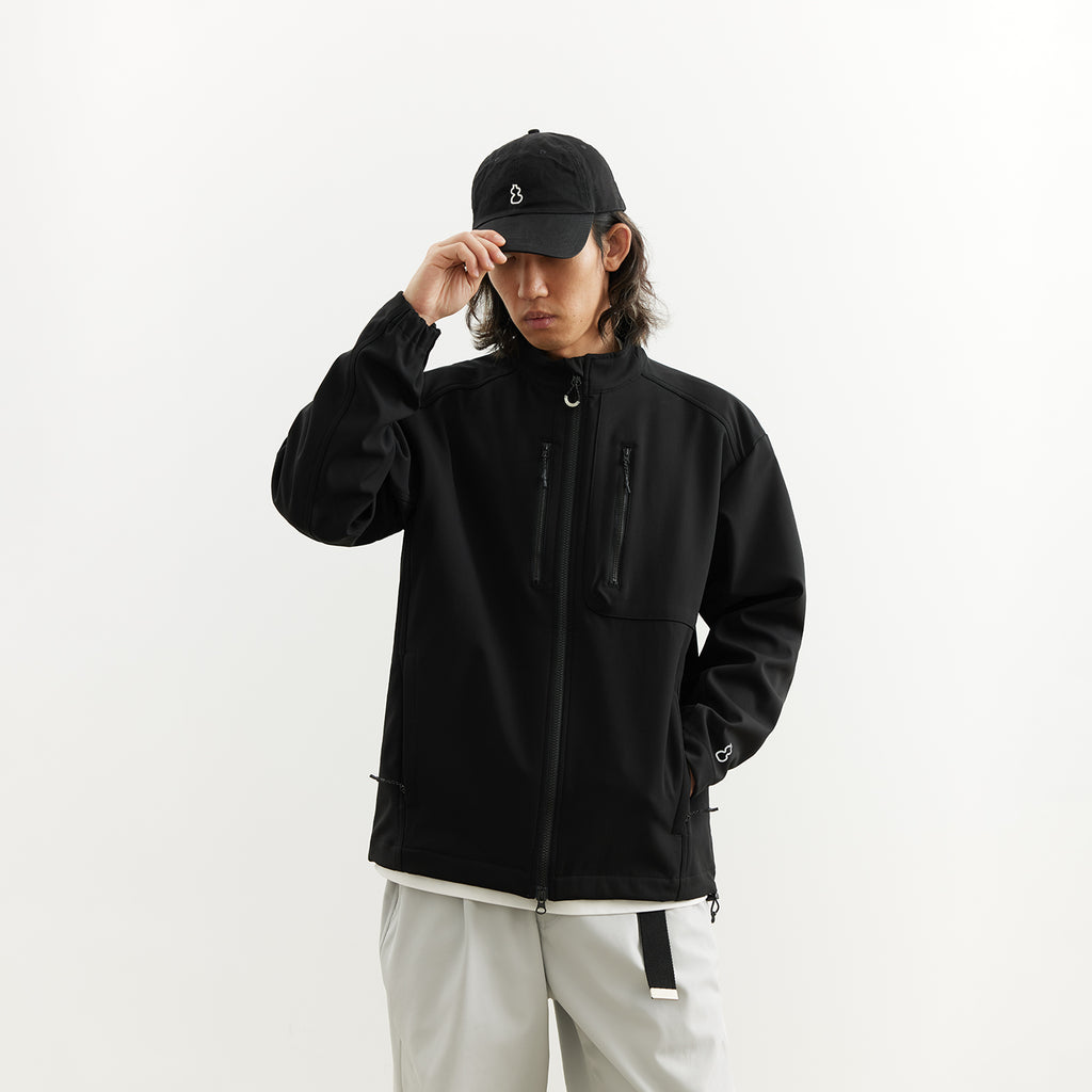Chichaqu Softshell stand-collar jacket
