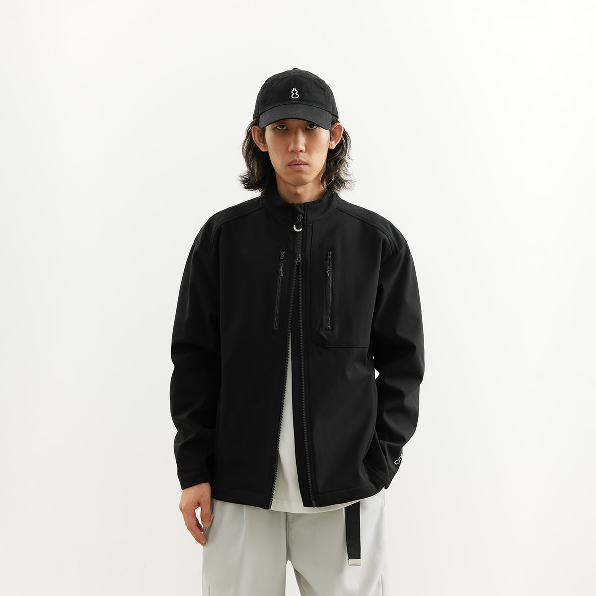 Chichaqu Softshell stand-collar jacket