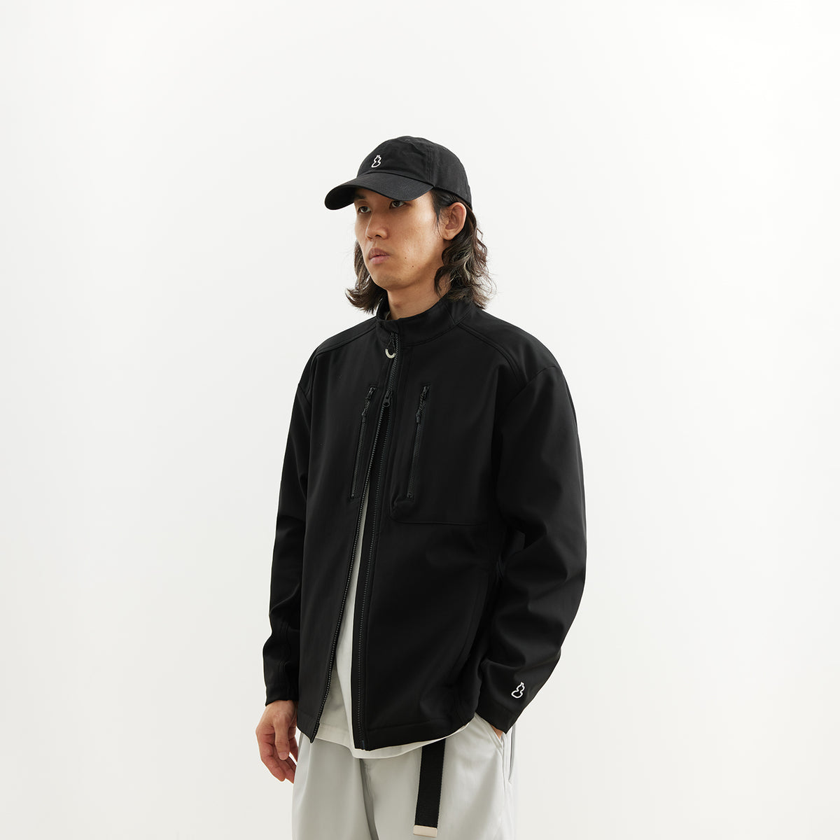 Chichaqu Softshell stand-collar jacket