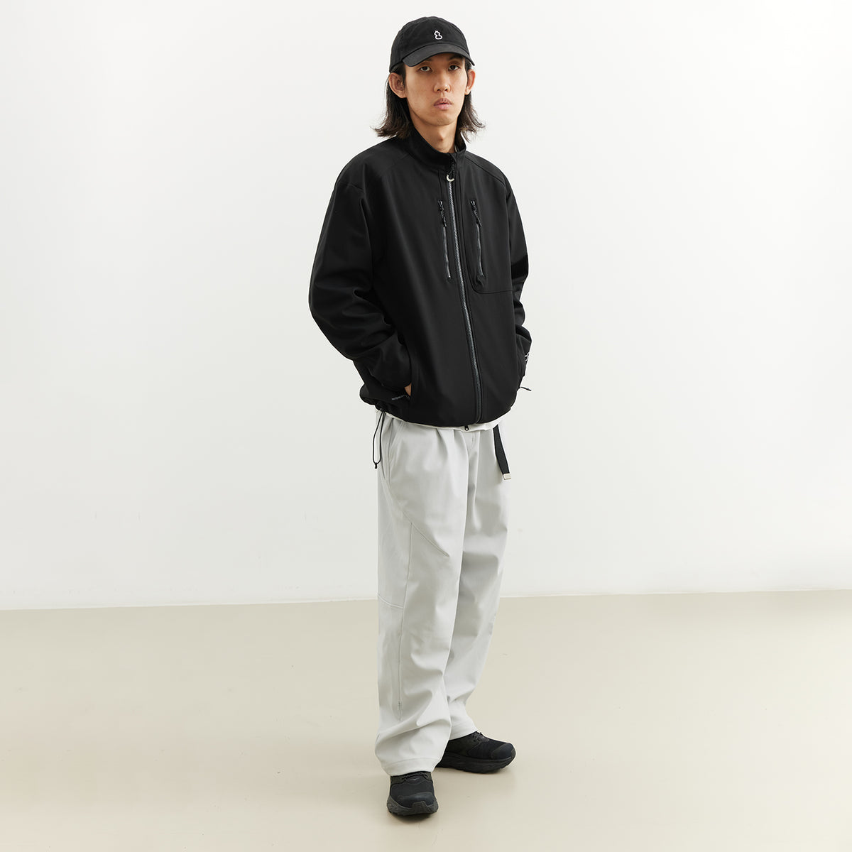 Chichaqu Softshell stand-collar jacket