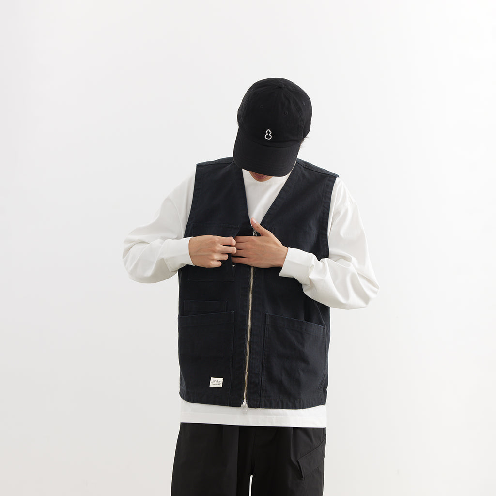Chichaqu Heavyweight distressed vest