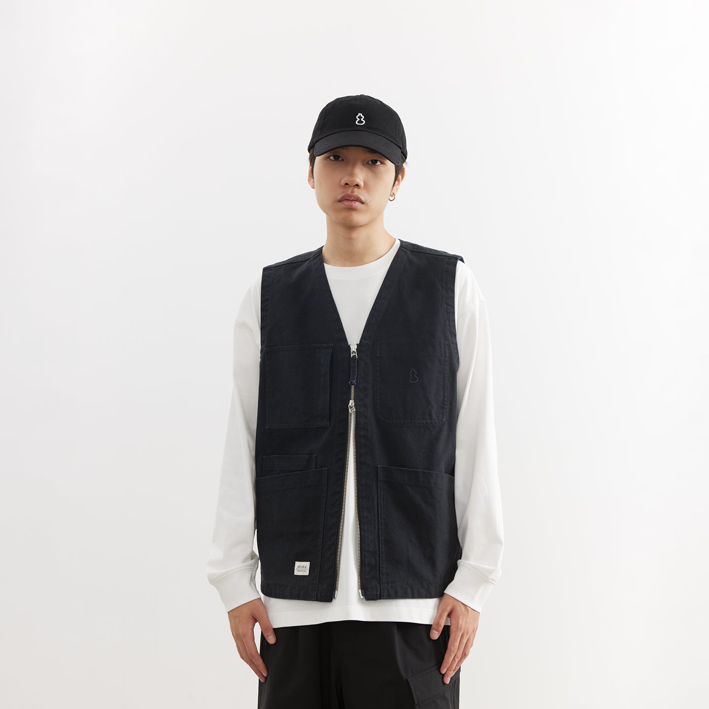 Chichaqu Heavyweight distressed vest