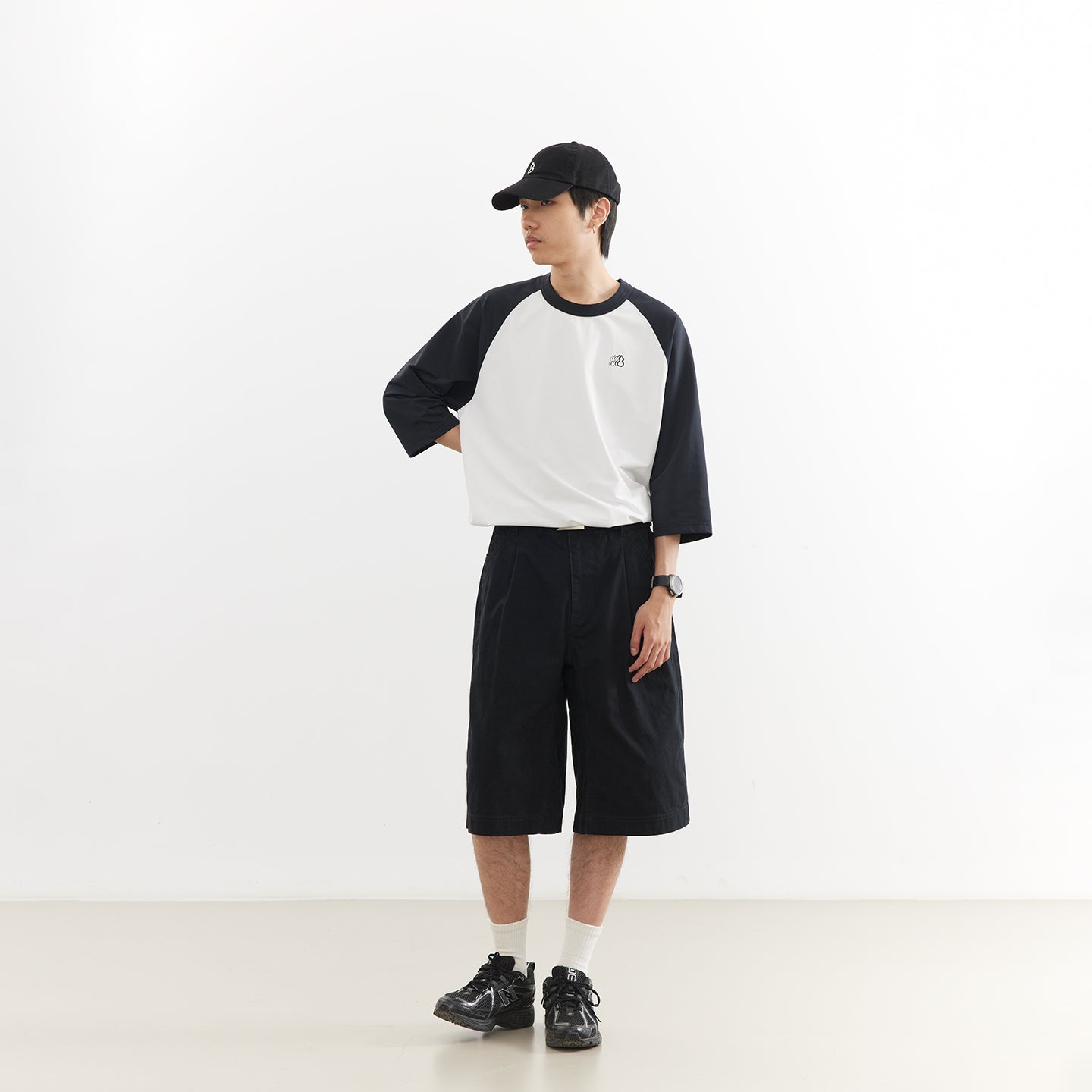 Chichaqu Heavyweight washed cropped pants