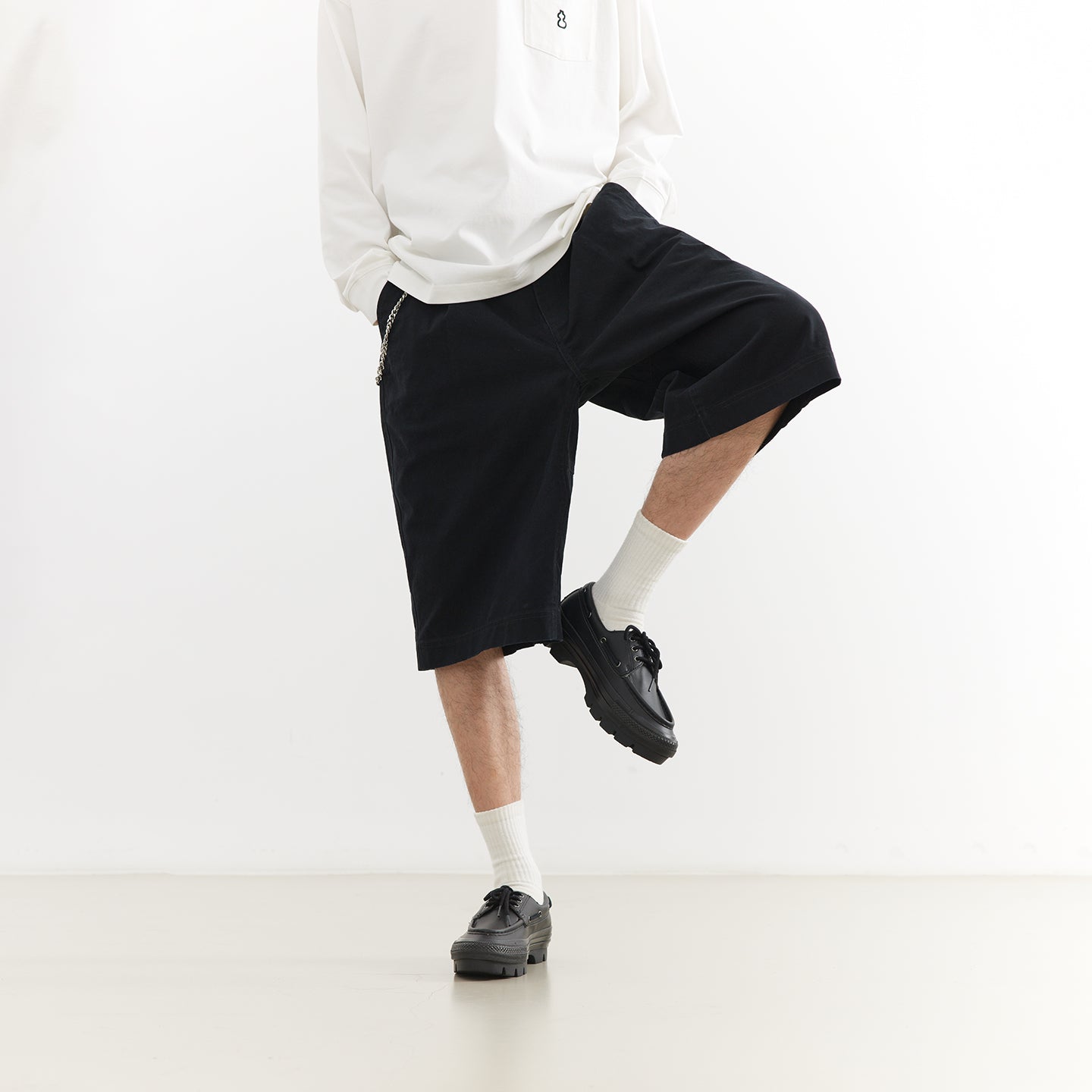 Chichaqu Heavyweight washed cropped pants
