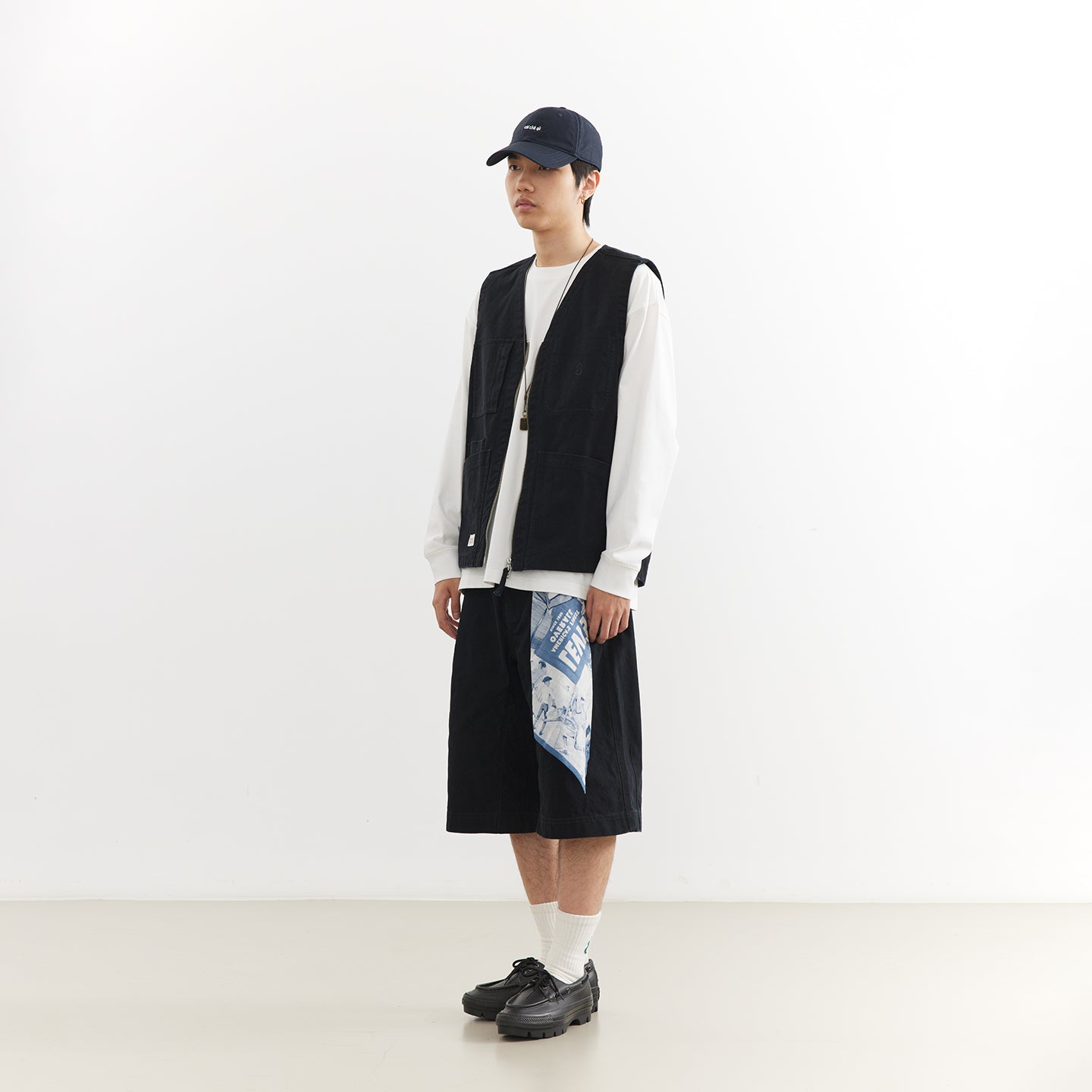 Chichaqu Heavyweight washed cropped pants