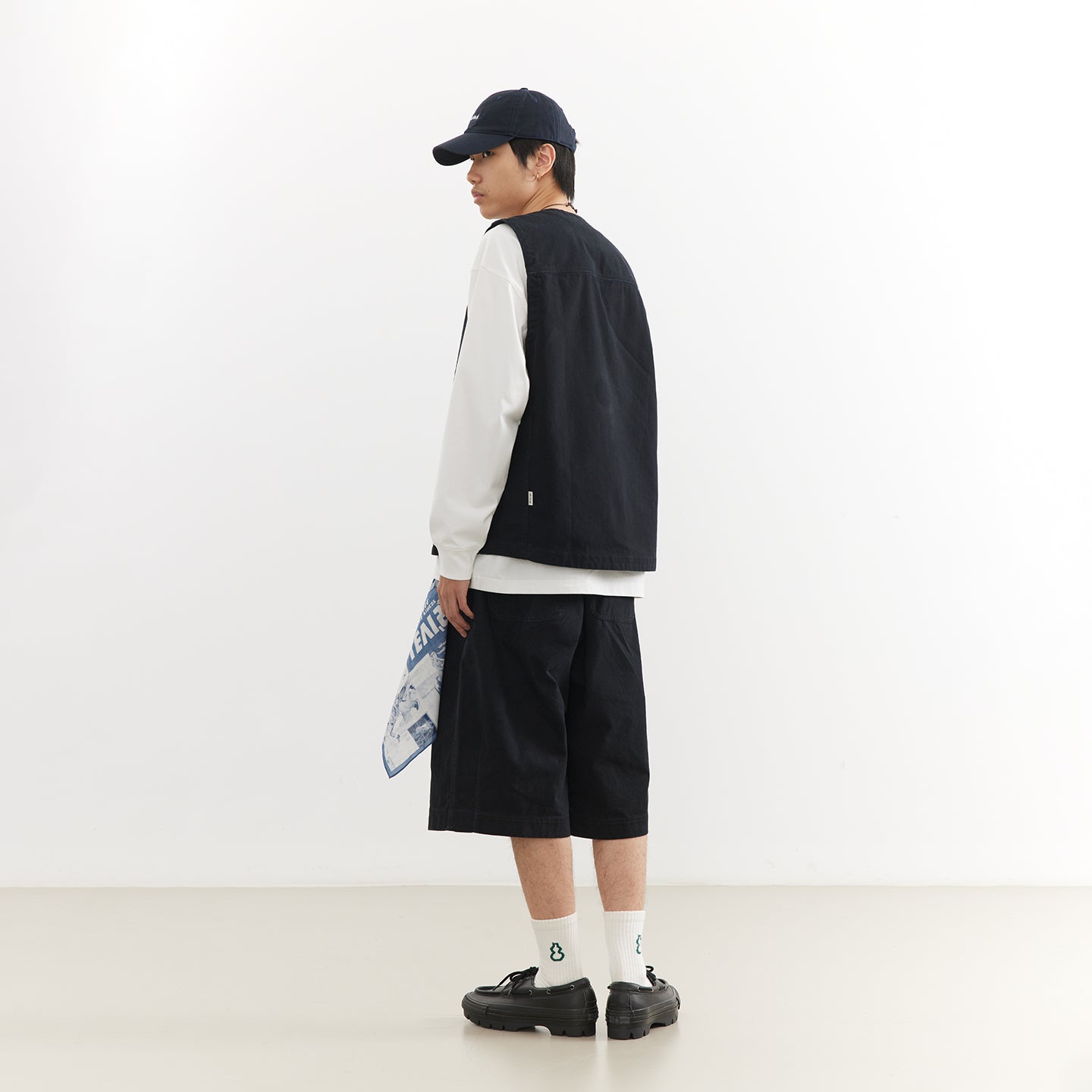 Chichaqu Heavyweight washed cropped pants