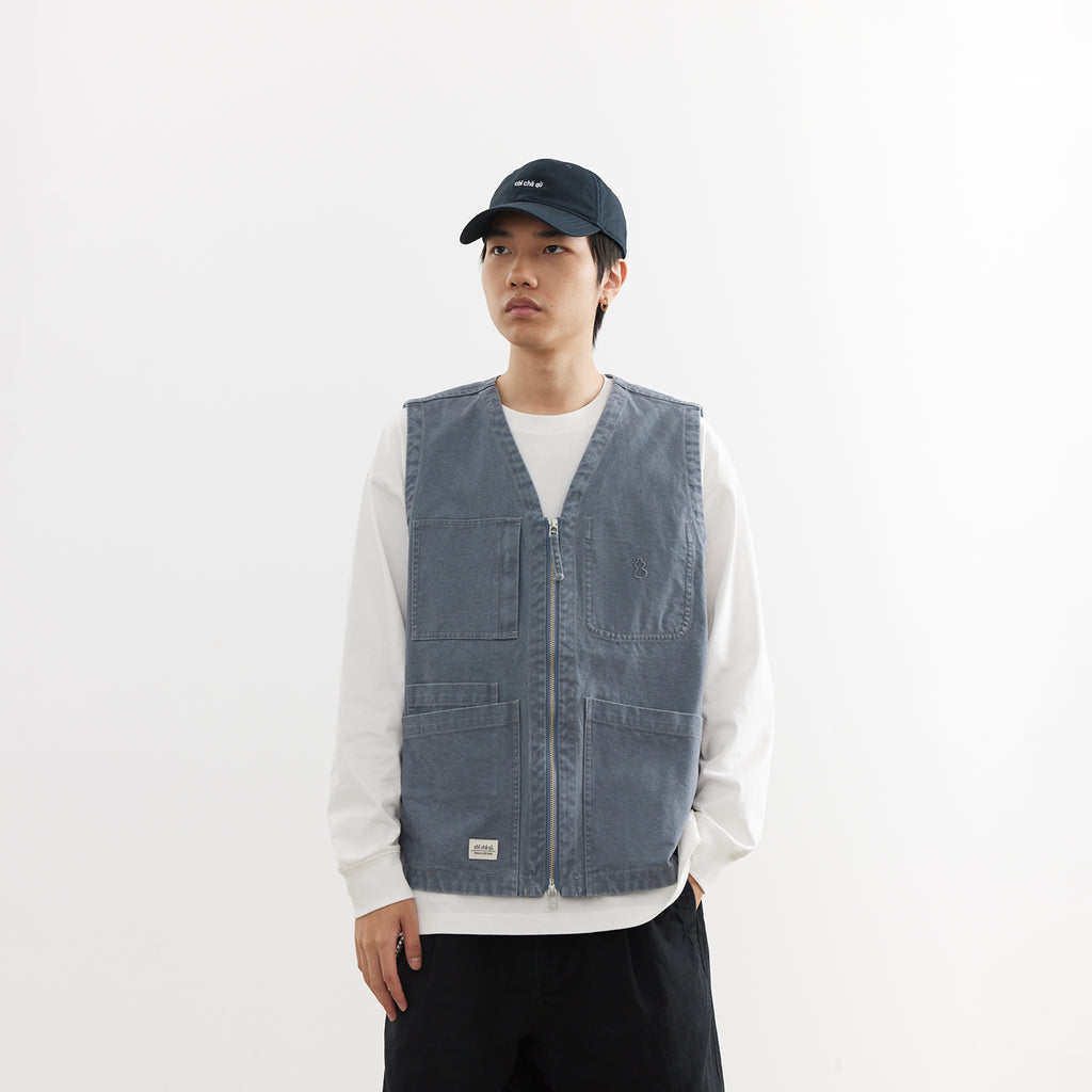 Chichaqu Heavyweight distressed vest