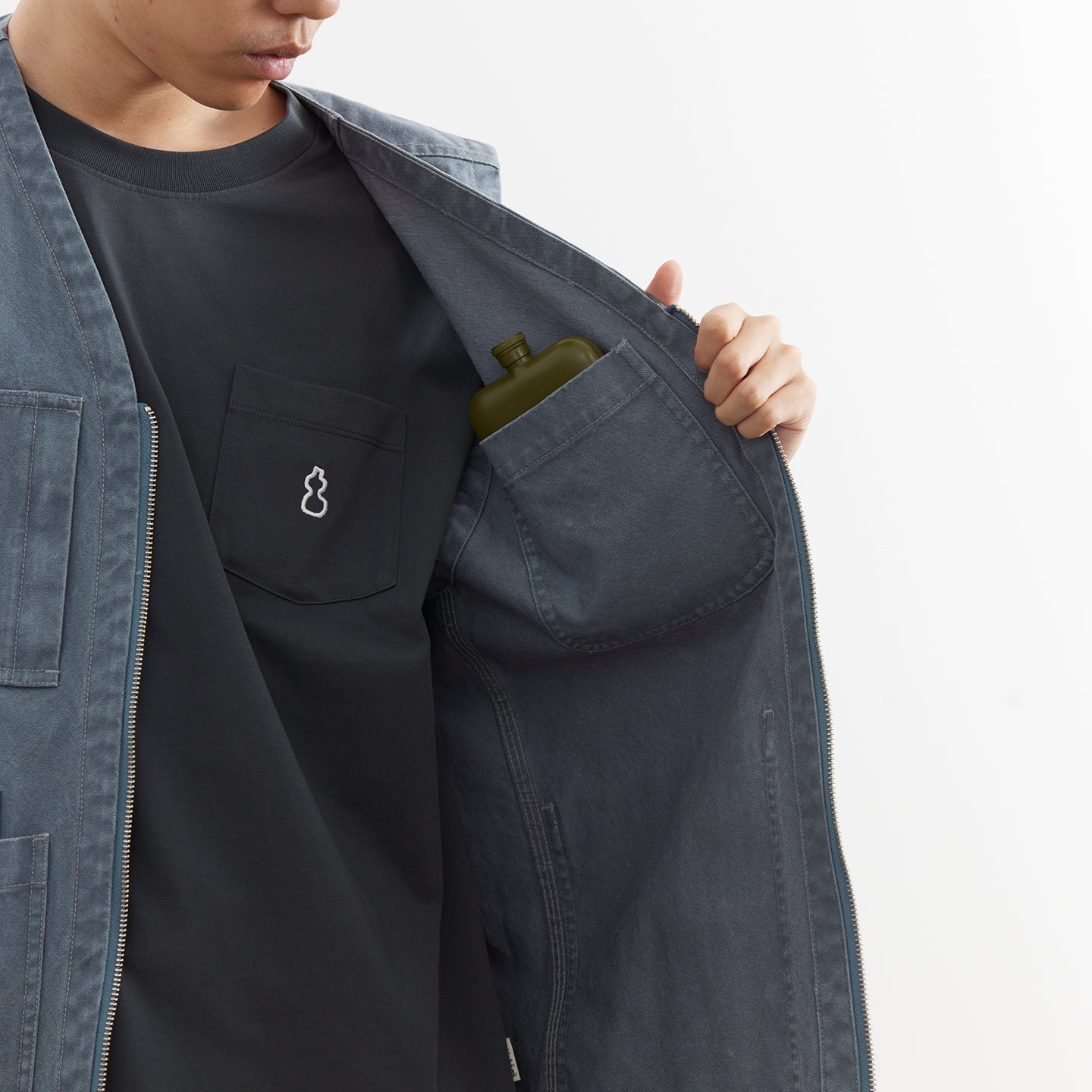 Chichaqu Heavyweight distressed vest