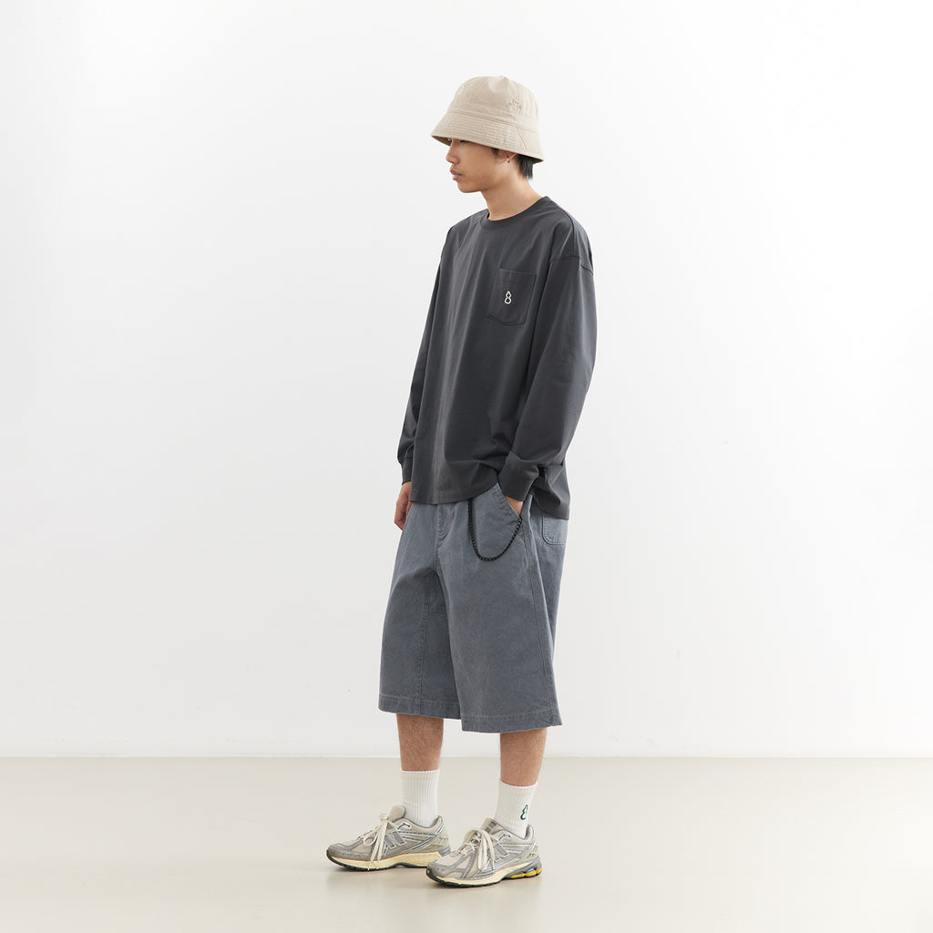 Chichaqu Heavyweight washed cropped pants