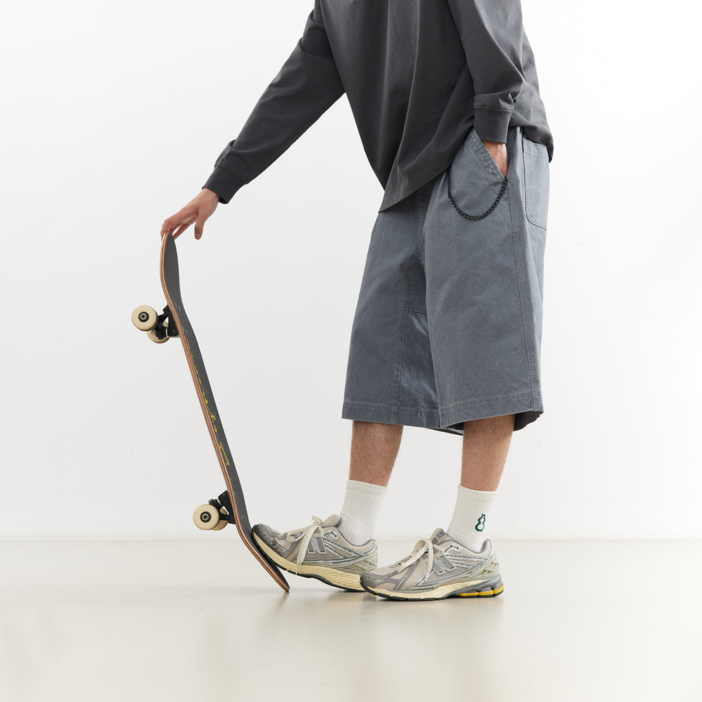 Chichaqu Heavyweight washed cropped pants