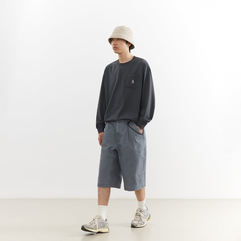 Chichaqu Heavyweight washed cropped pants