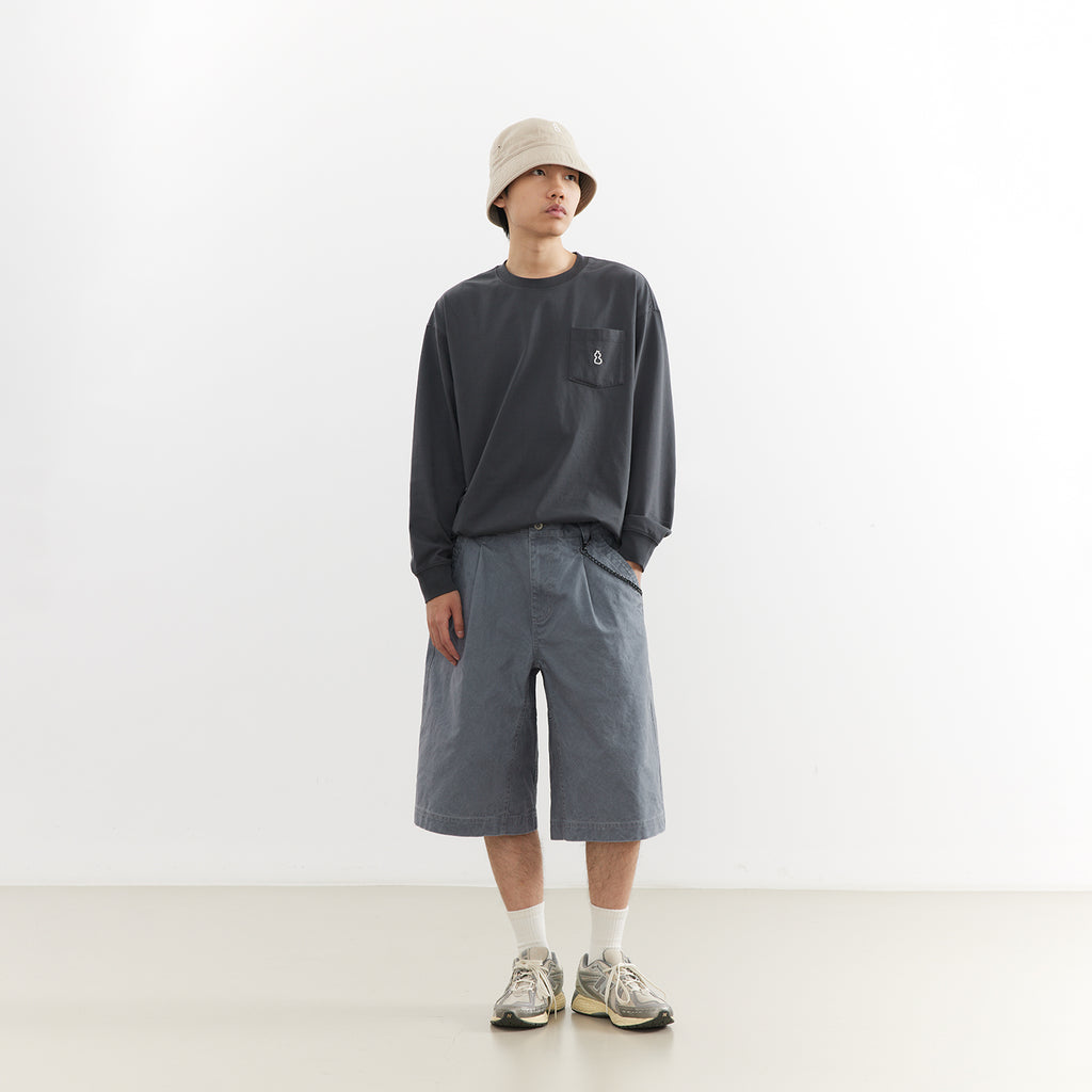 Chichaqu Heavyweight washed cropped pants