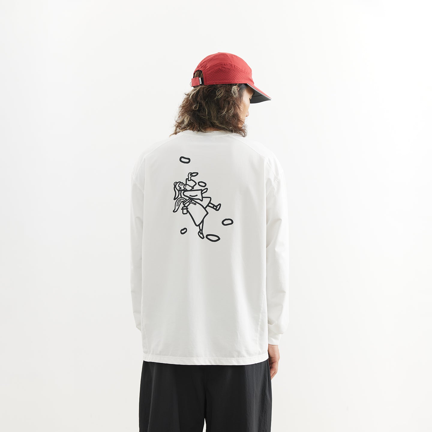 Chichaqu Lightweight graphic long-sleeve tee