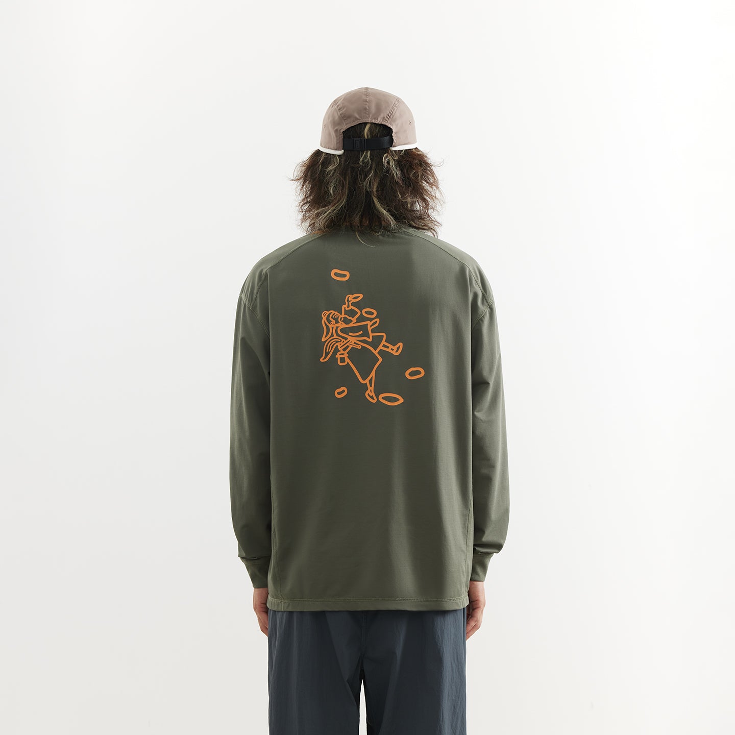 Chichaqu Lightweight graphic long-sleeve tee