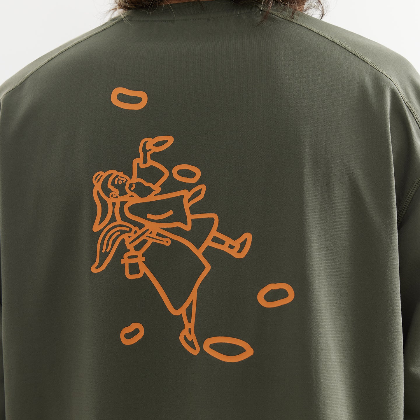 Chichaqu Lightweight graphic long-sleeve tee