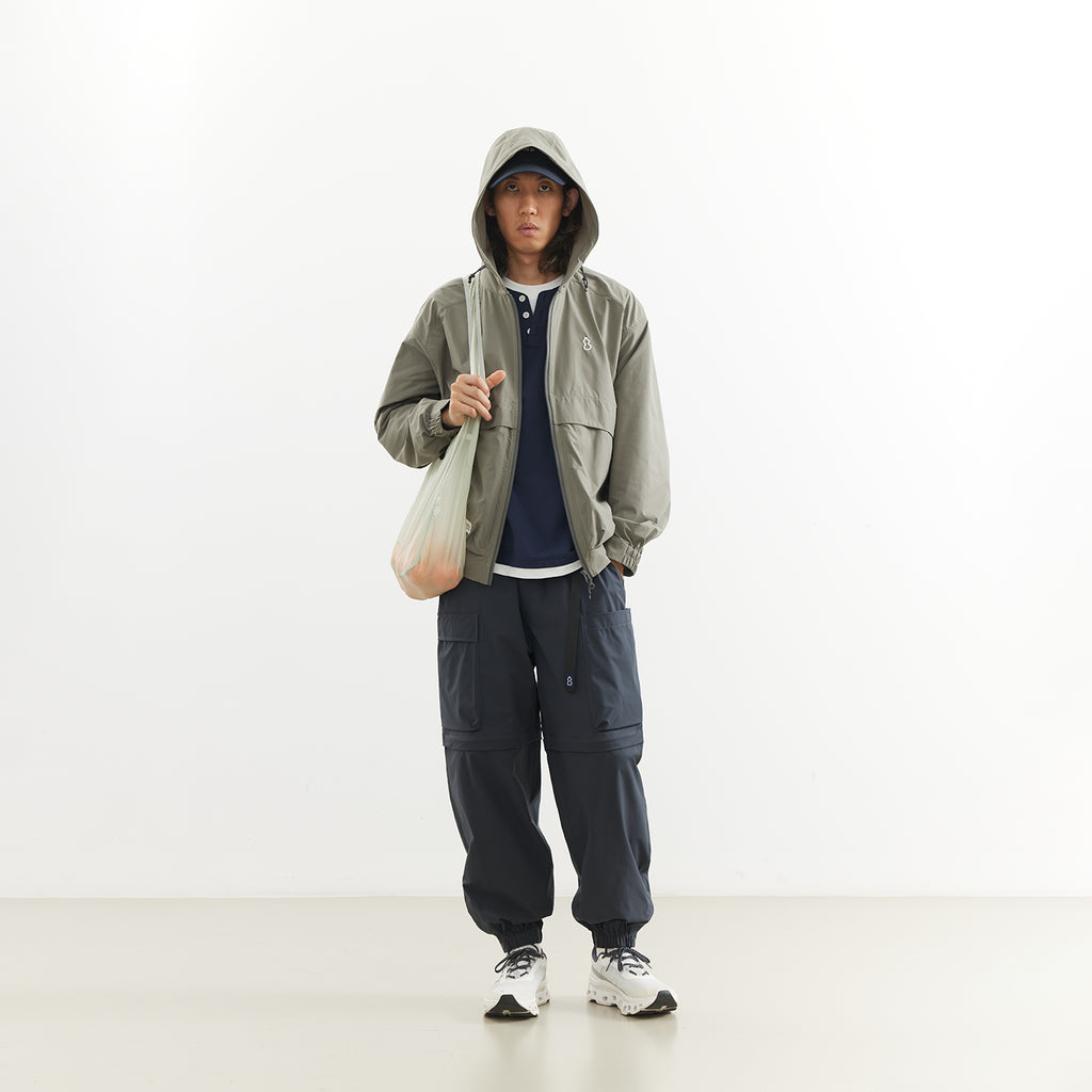 Lightweight hooded jacket