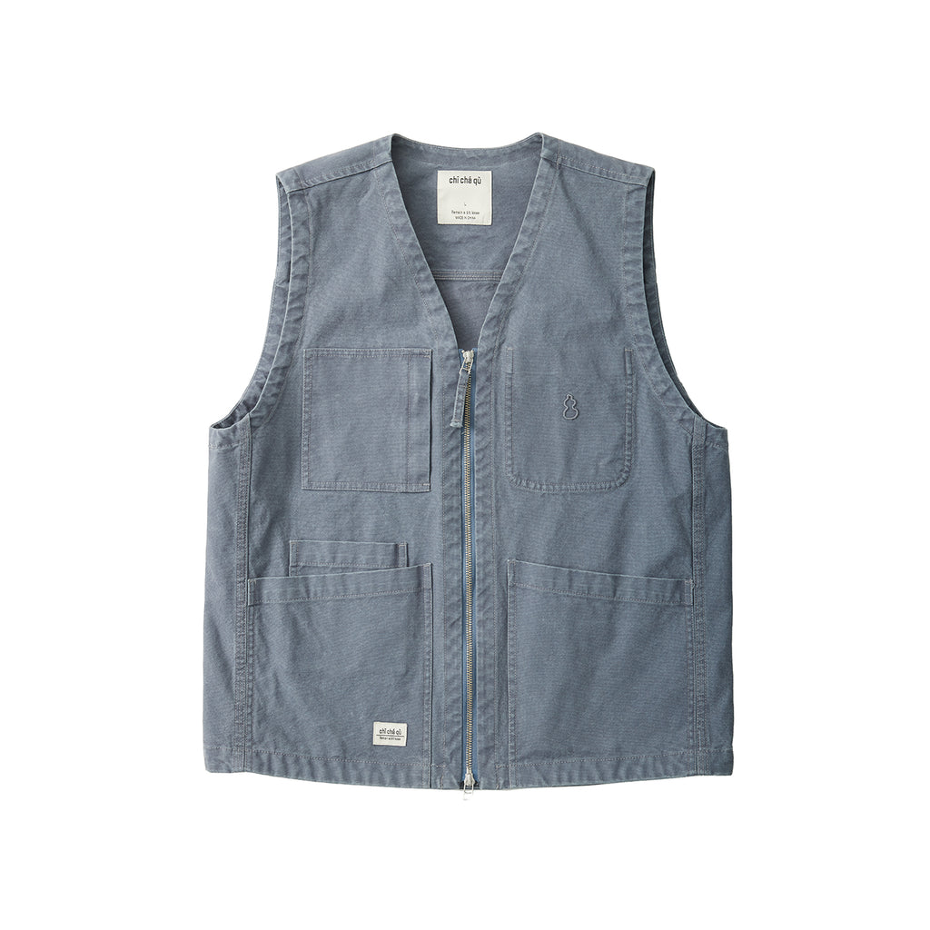 Chichaqu Heavyweight distressed vest