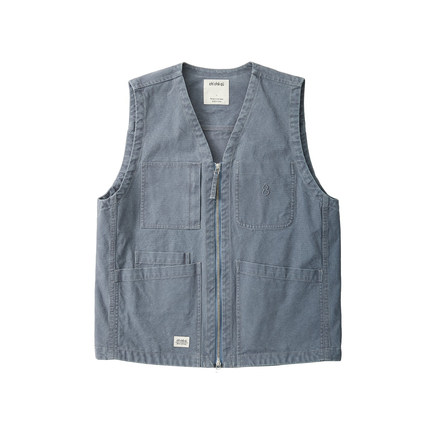 Chichaqu Heavyweight distressed vest