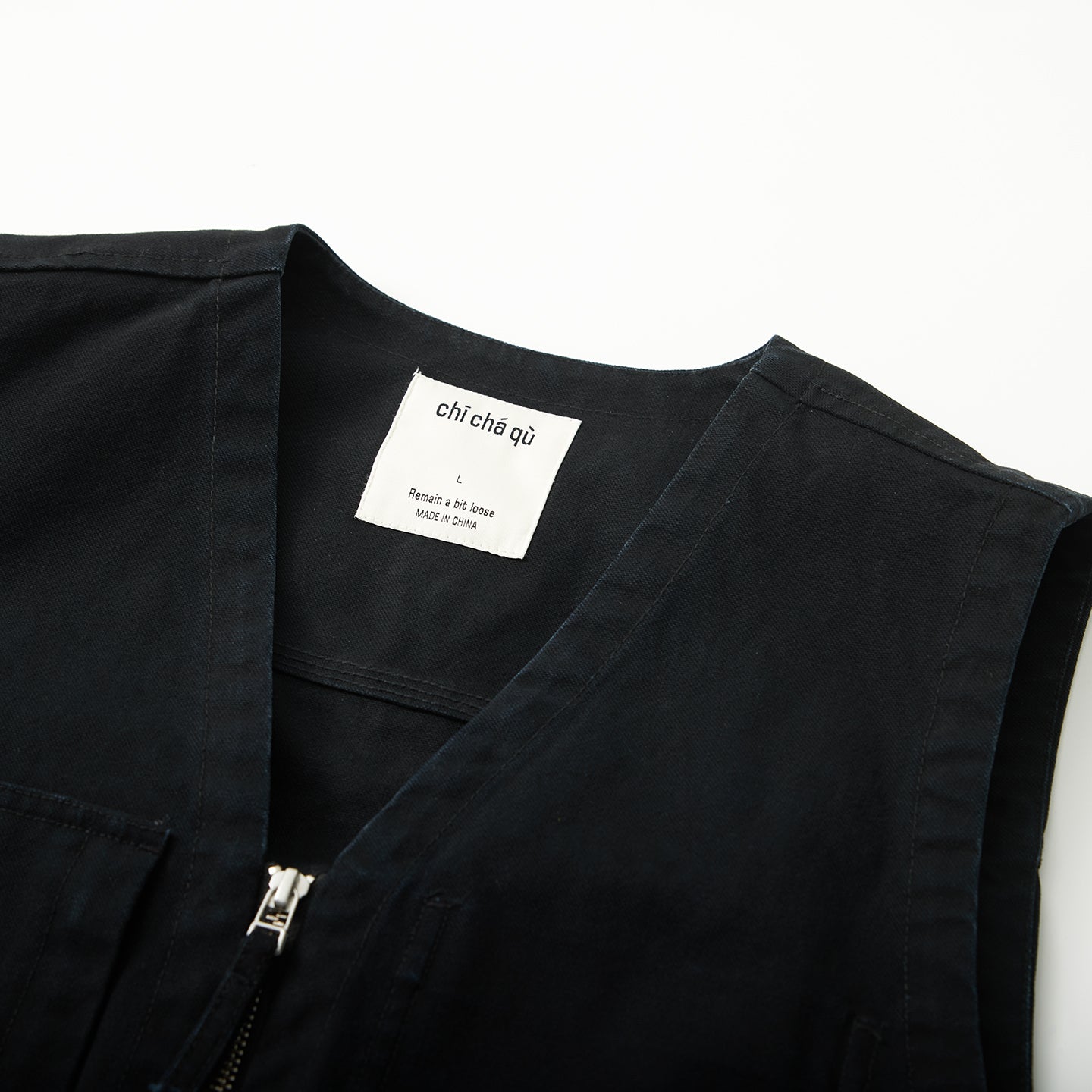 Chichaqu Heavyweight distressed vest