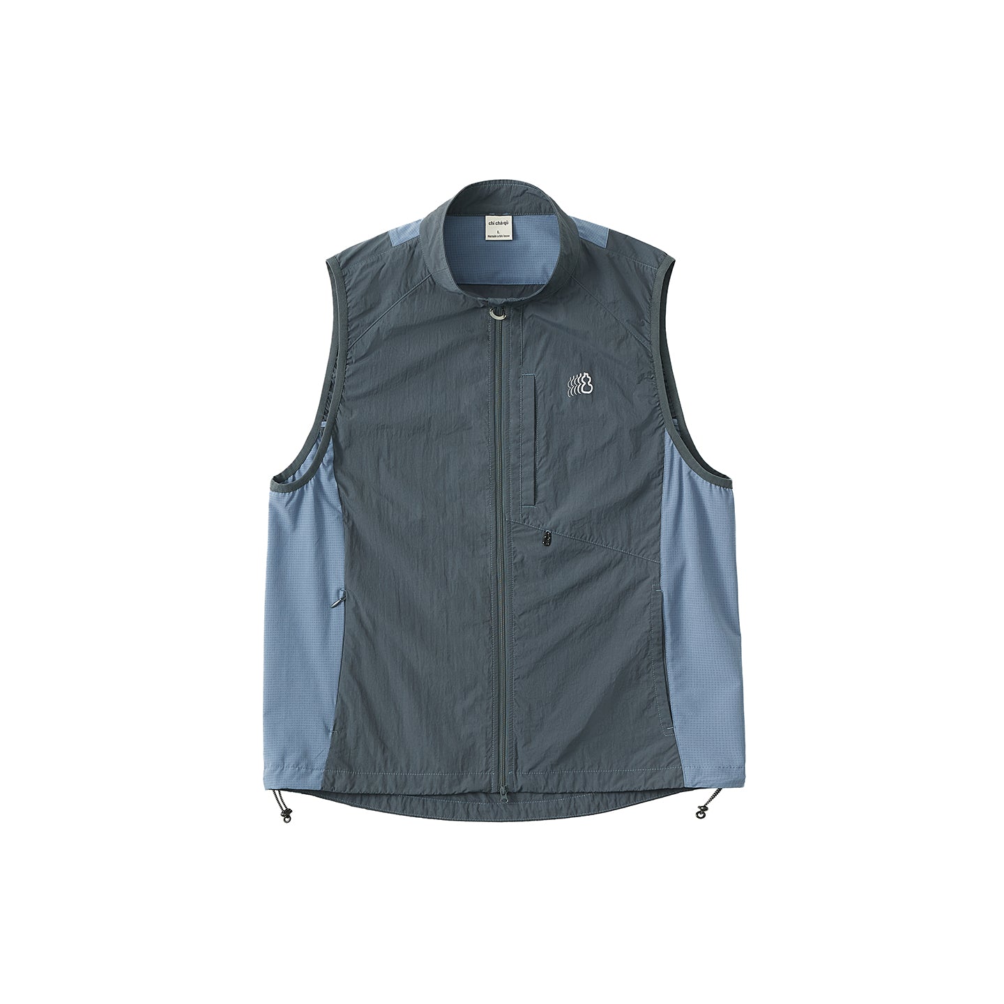 Chichaqu Lightweight stand-collar paneled vest