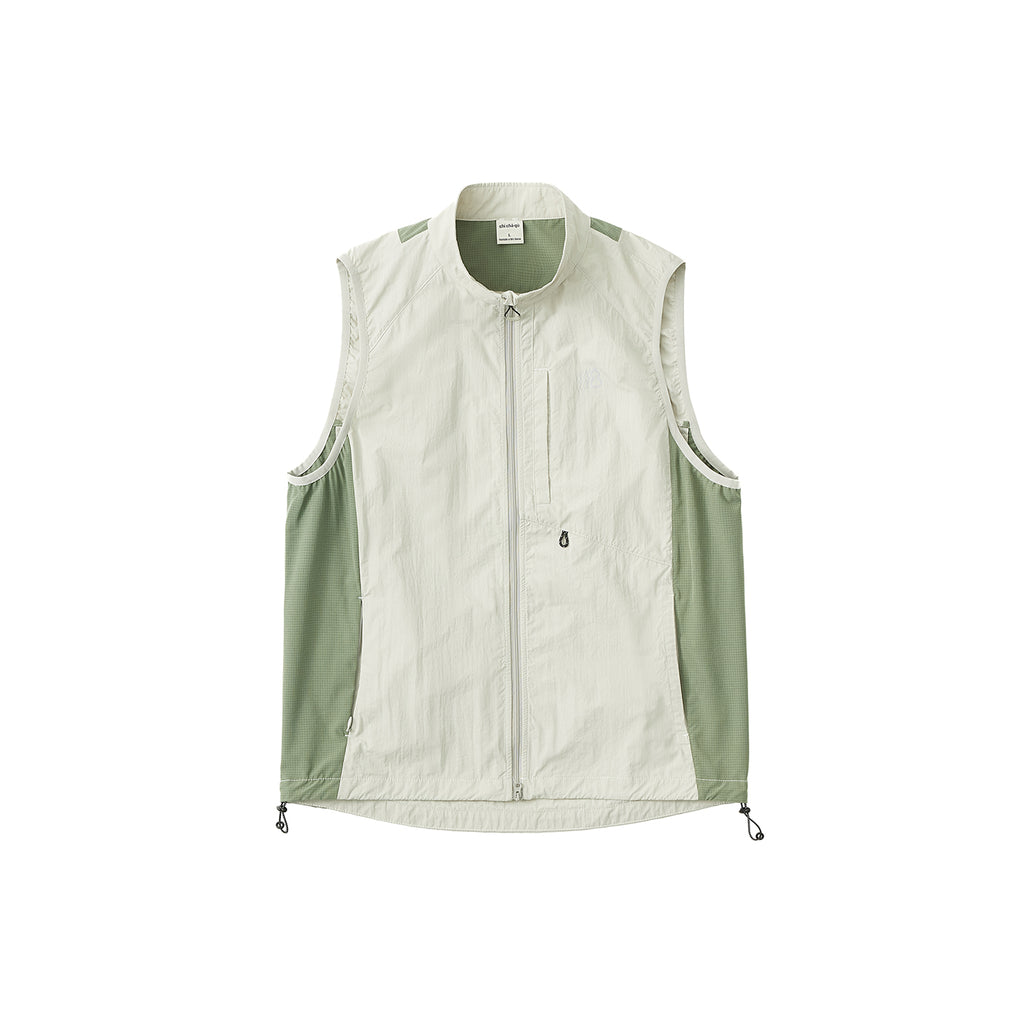 Chichaqu Lightweight stand-collar paneled vest