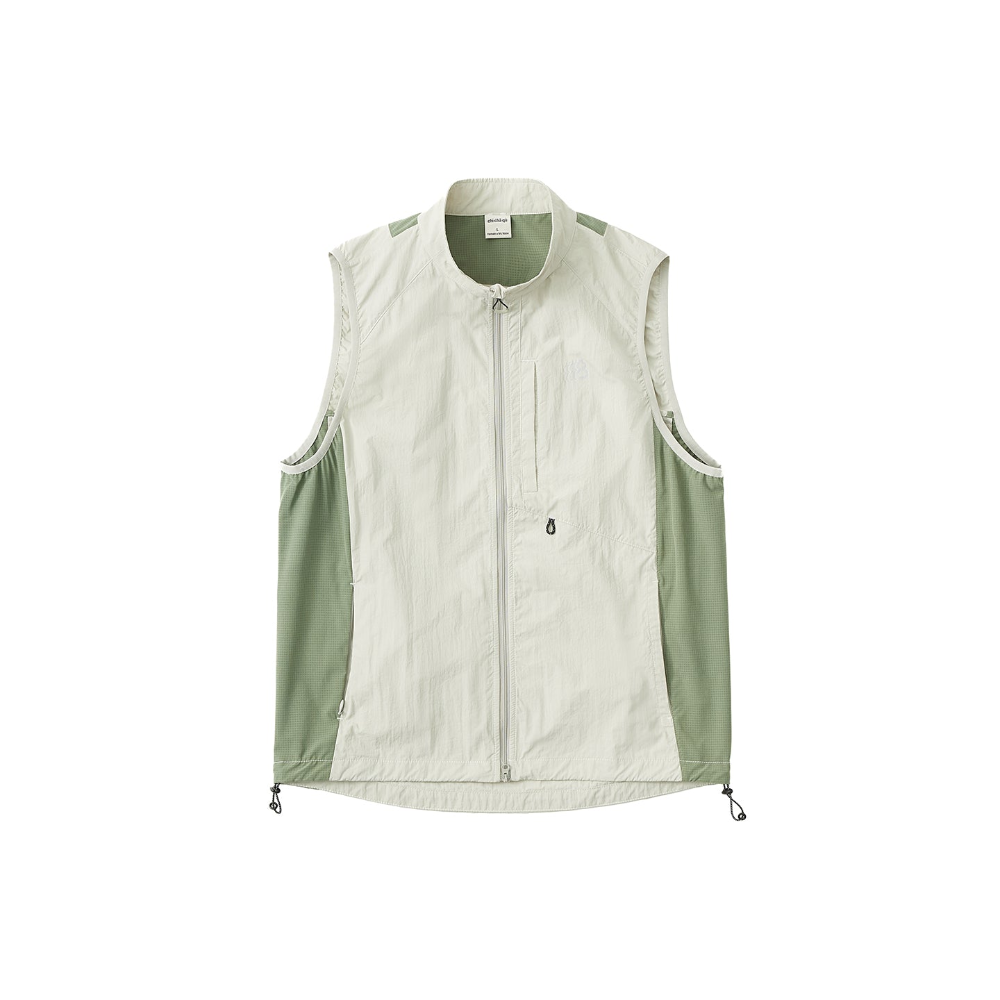 Chichaqu Lightweight stand-collar paneled vest